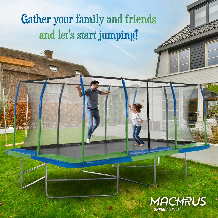Machrus Upper Bounce - Mega 10' X 17' Gymnastics Style