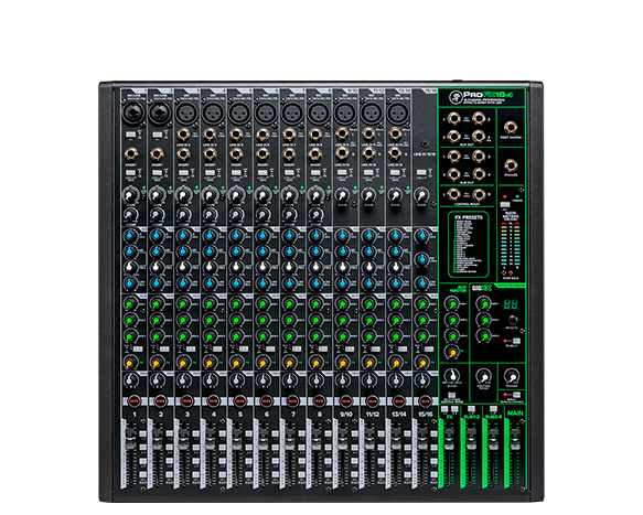 ProFX10v3+ 10-Channel Analog Mixer With Enhanced FX, USB Recording