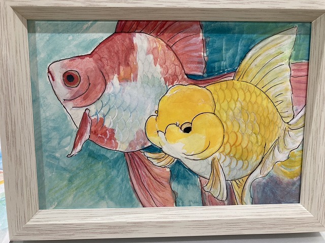 きょうのきんぎょ～44ばん～「金魚絵」 | マクス不動産事業部