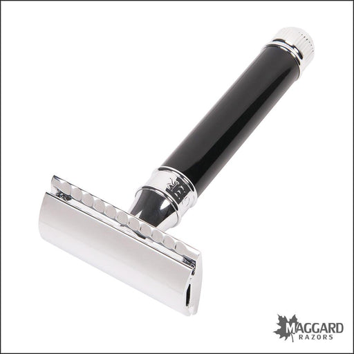 Edwin Jagger DE86BL Black DE Safety Razor — Maggard Razors