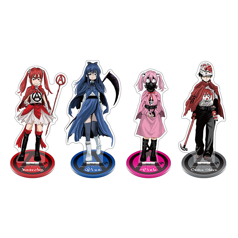 アクリルスタンド（アナーキー／ブルー／ピンク／オタクヒーロー
