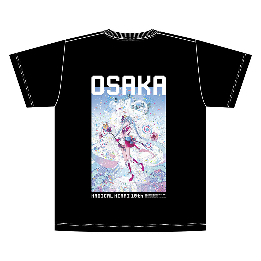グッズ]マジカルミライ 10th オフィシャルTシャツ 大阪 ver.｜初音ミク
