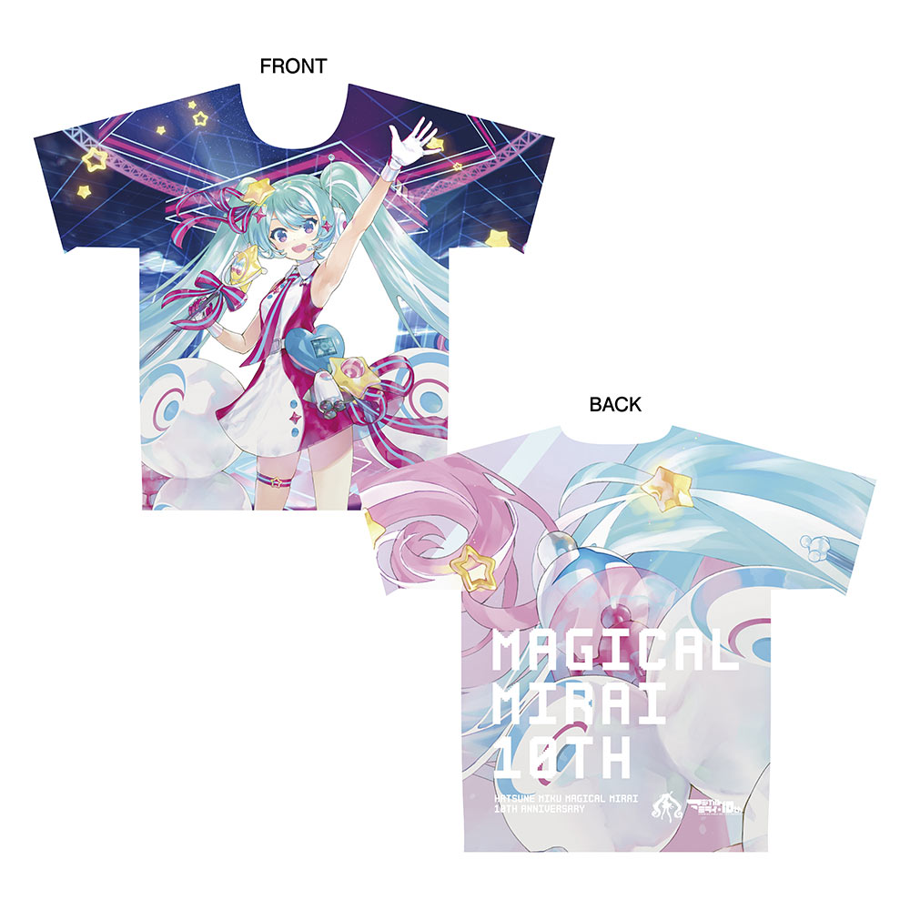 グッズ]マジカルミライ 10th フルグラフィックTシャツ メイン