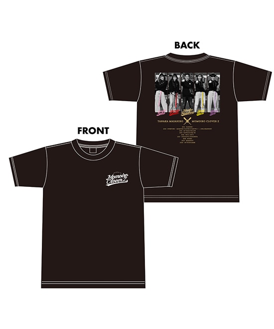 田中将大×ももクロ」オリジナルTシャツ（BLACK）｜ももいろクローバーZ