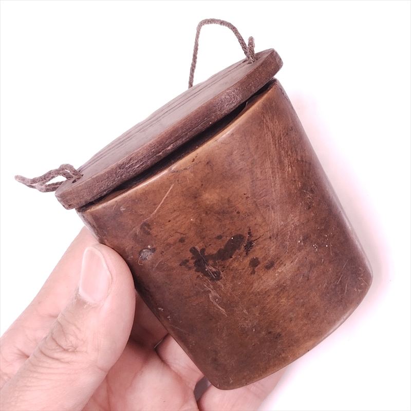 アンティーク 木製 刻み煙草入れJ 喫煙具 小物入れ | 骨董セミ