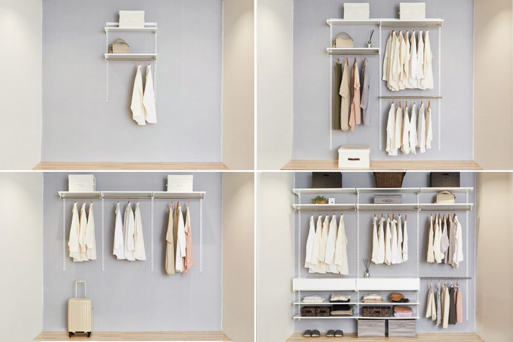 創造する収納空間「Fitrack-フィットラック-」で無駄のない壁掛け収納