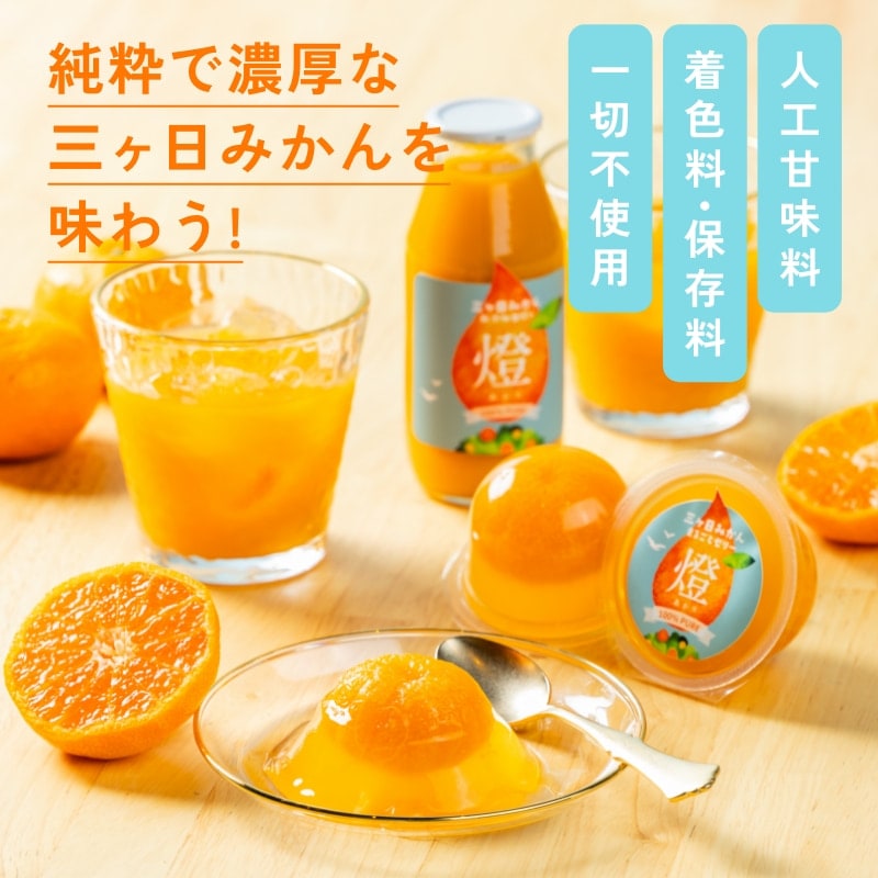 燈ギフトセット 三ヶ日みかん100％ジュース180ml×8本 まるごと三ヶ日