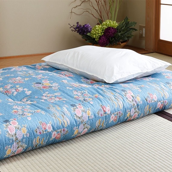 2,200円お得] わた打ち直し 柄お任せ 掛布団／ふっくら敷布団セット