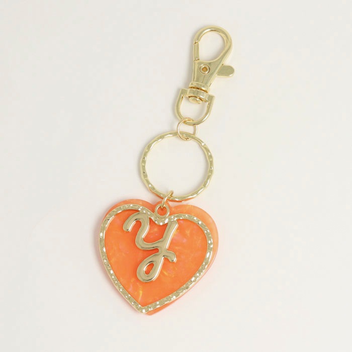 バッグチャーム ハート イニシャル【6type】 | その他,バッグチャーム