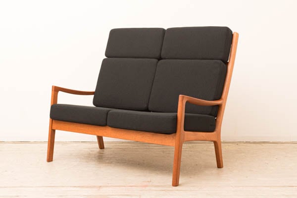 北欧家具 オーレ・ヴァンシャー ハイバック2シーターソファmodel,169