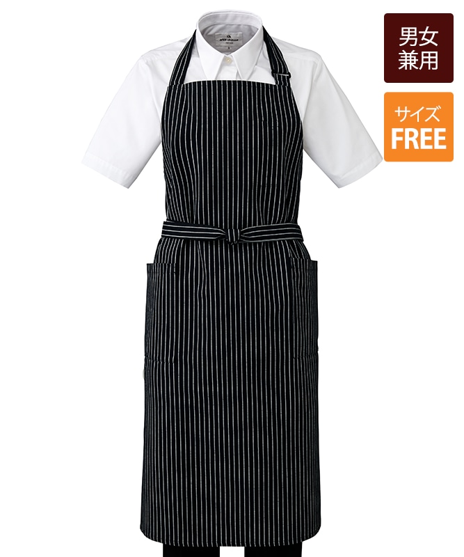 エプロン(ストライプ)[チトセ製品] T7931｜飲食店制服・フード