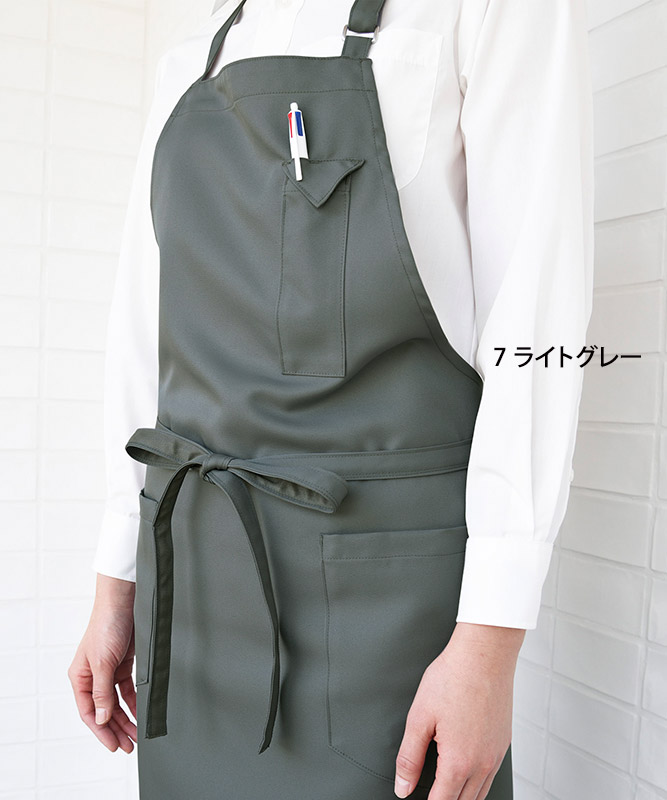 胸当てエプロン[男女兼用][セブンユニフォーム製品] CT2362｜飲食店