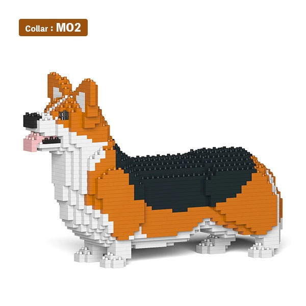 JEKCA BLOC】ウェルシュ・コーギー(S・M) | 立体ブロック（JEKCA