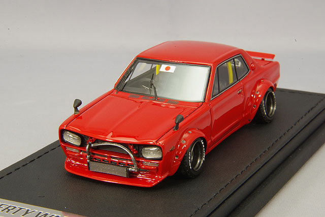 イグニッションモデル 1/43 LB-WORKS ハコスカ 2ドア レッド | すべて