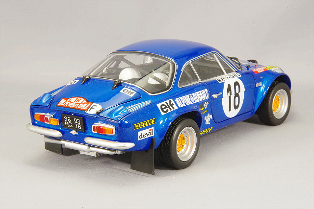 京商 1/18 ルノー アルピーヌ A110 1973 モンテカルロ ラリー ウィナー