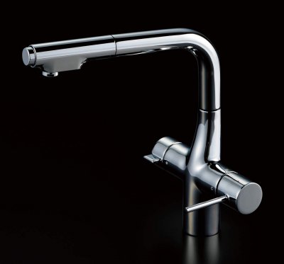 浄水器 一般地用 クリナップ ZZKM6381EC スタイリッシュ水栓Efine