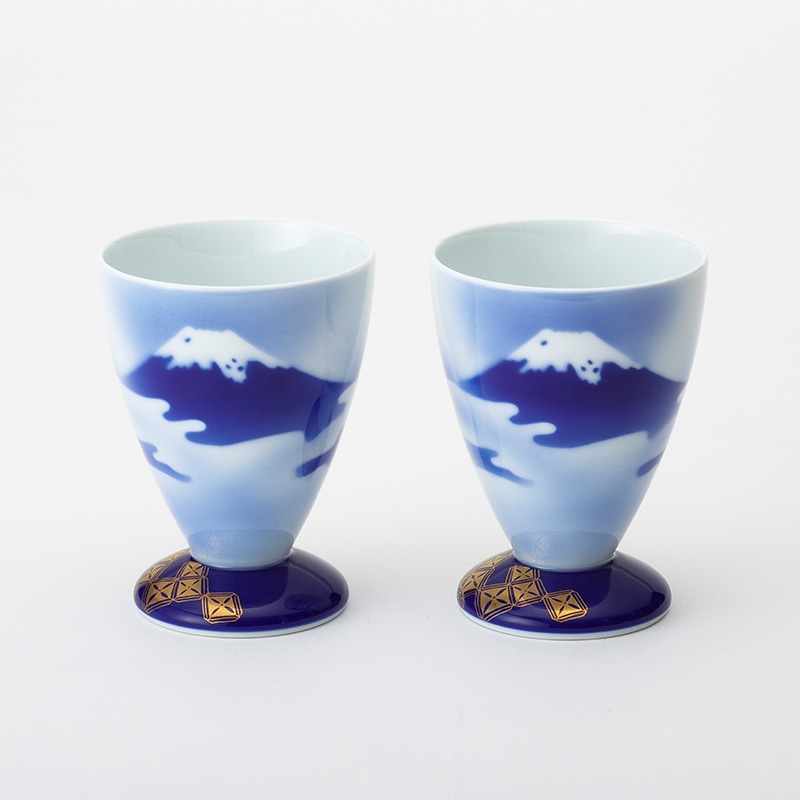 吉祥富士ペアゴブレット | すべての商品 | 深川製磁オンラインストア