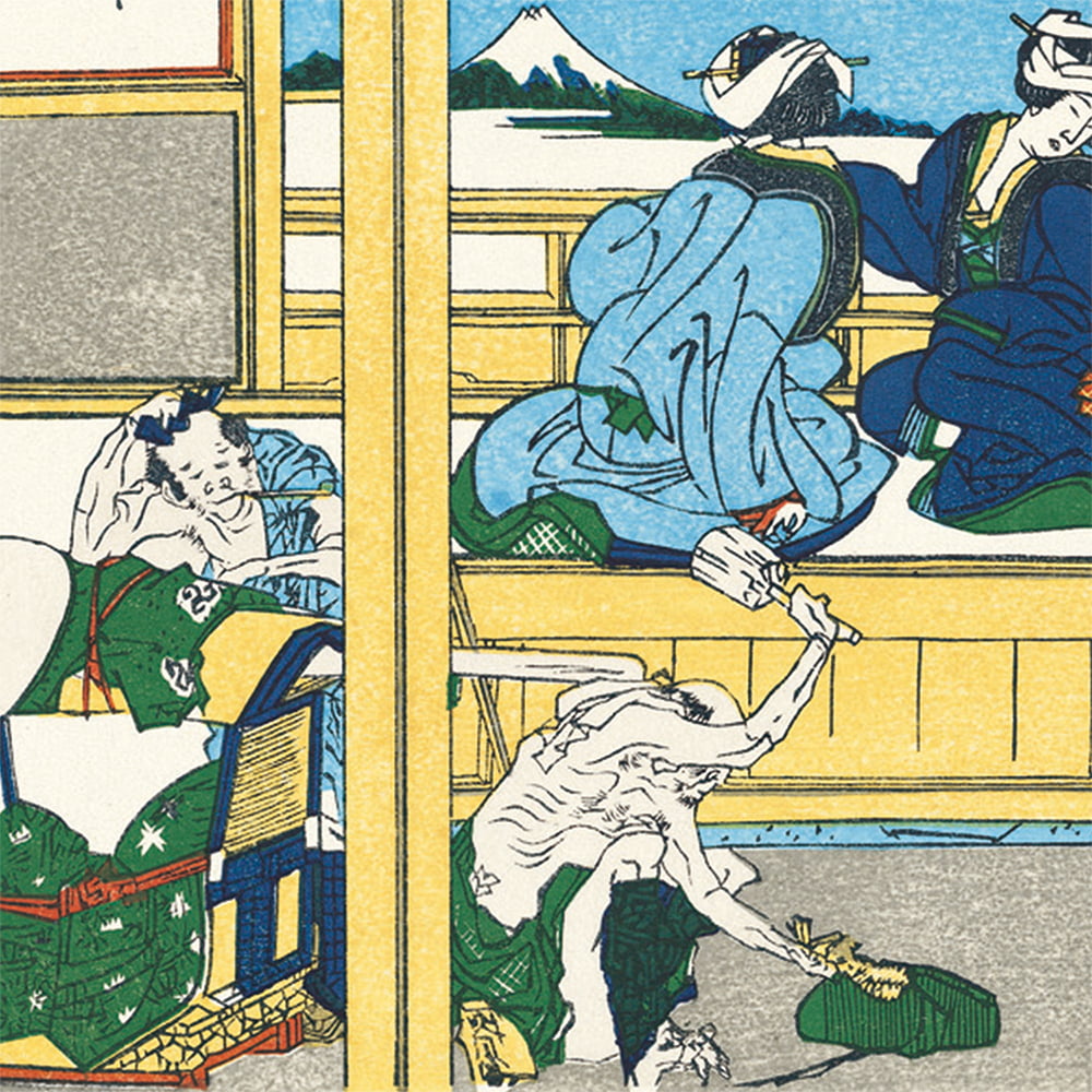 葛飾北斎「富嶽三十六景 東海道吉田」浮世絵木版画｜浮世絵工房