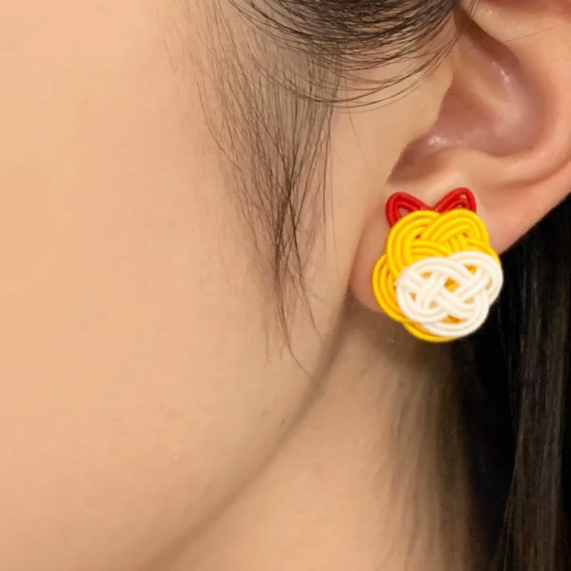 ドラえもん 水引ピアス「ドラミちゃんVer.」｜浮世絵工房