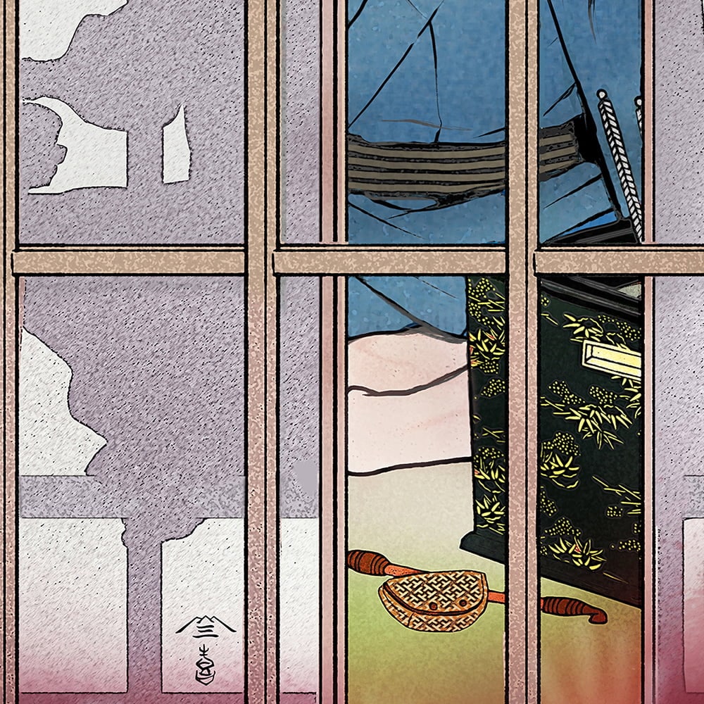 ゲゲゲ浮世絵「道連れの酌」｜映画『鬼太郎誕生 ゲゲゲの謎』コラボ