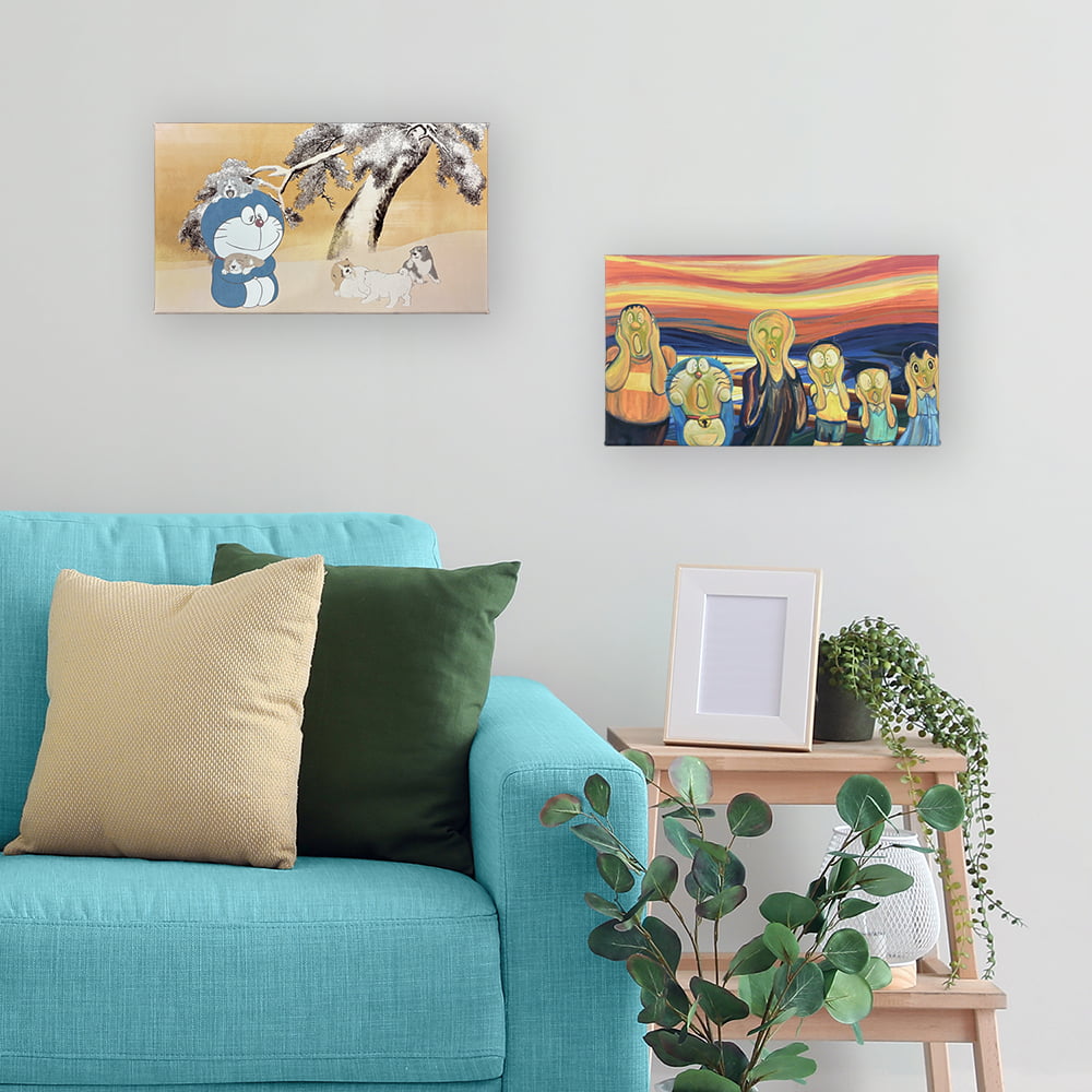 映画ドラえもん のび太の絵世界物語』名画ファブリックボード「叫び