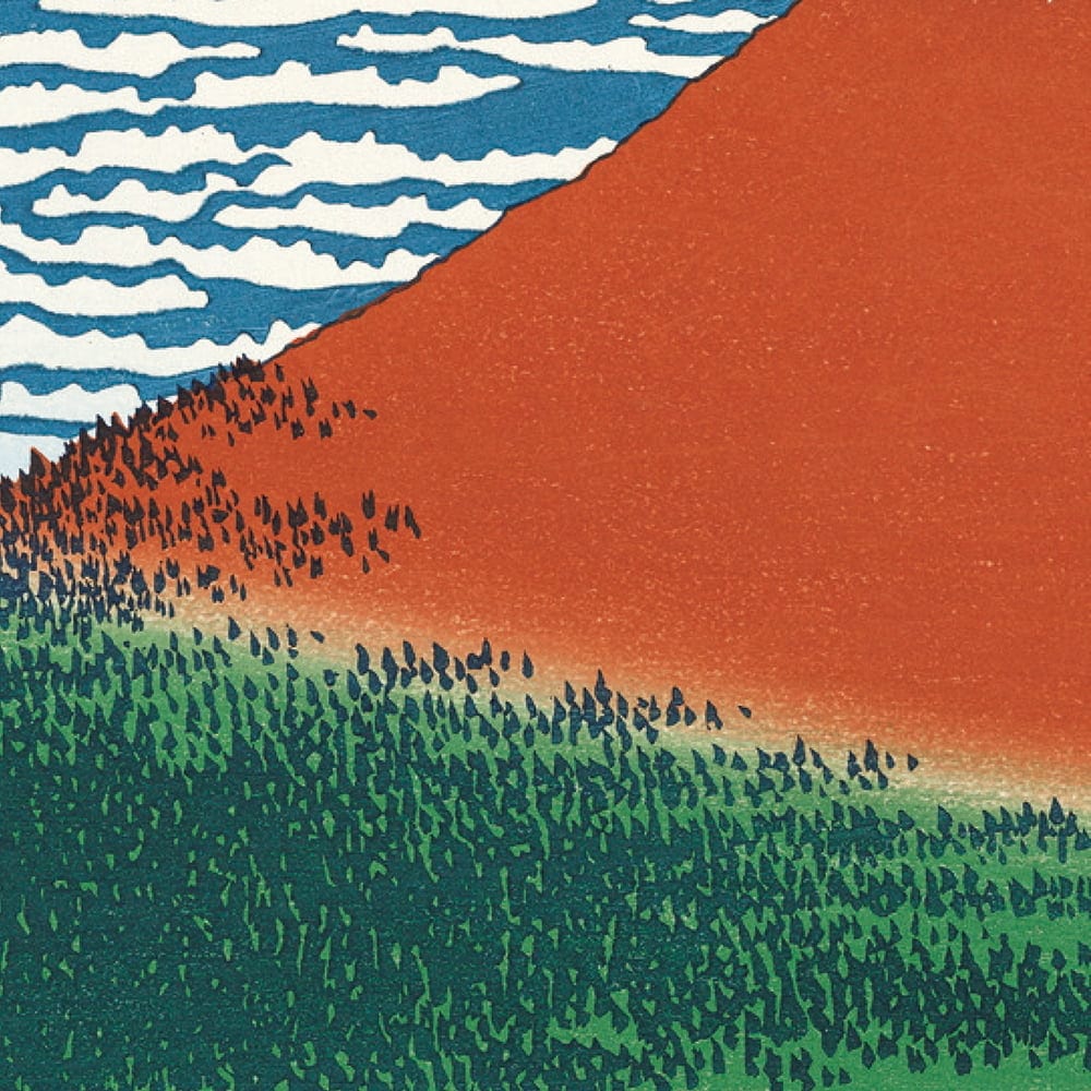 葛飾北斎「富嶽三十六景 凱風快晴」浮世絵木版画｜浮世絵工房