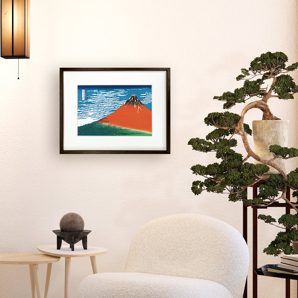 葛飾北斎「富嶽三十六景 凱風快晴」浮世絵木版画｜浮世絵工房