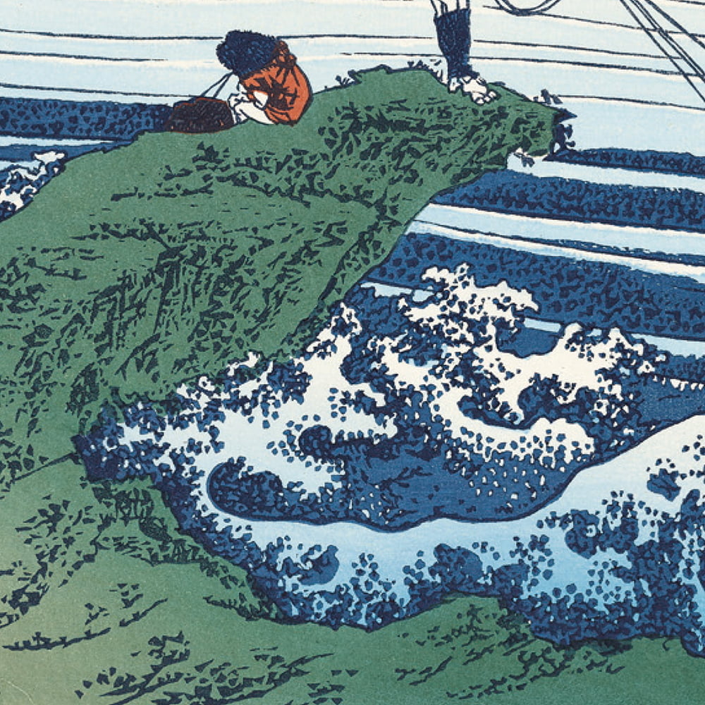 葛飾北斎「富嶽三十六景 甲州石班澤」浮世絵木版画｜浮世絵工房