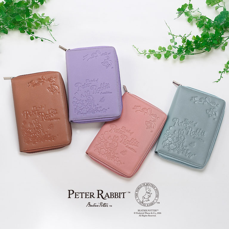 ピーターラビット™ 本革お薬手帳ケース【通常】｜nihonchokuhan(日本