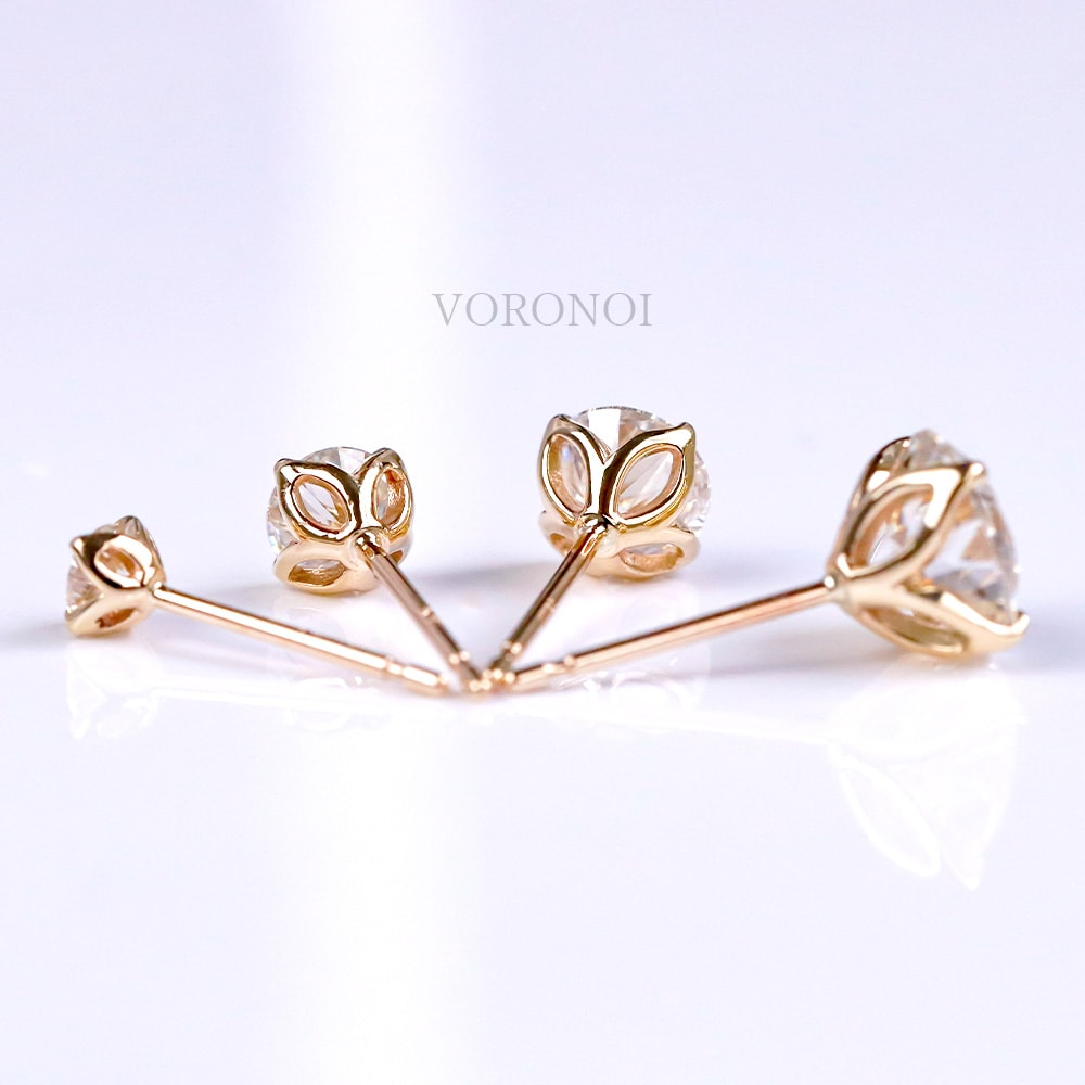 ラボグロウンダイヤモンド ピアス 0.2ct - tsubomi -｜K10/K18/Pt950