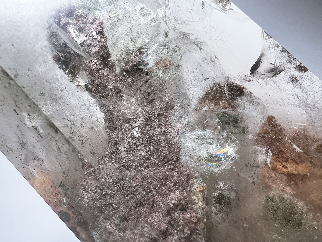 ガーデンクォーツポイント ポリッシュ ( 庭園水晶 )/ Garden Quartz