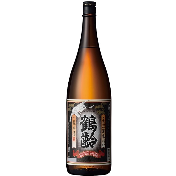 鶴齢 (かくれい) 純米酒 1800ml ※25/4価格改定｜日本酒｜若松屋酒店