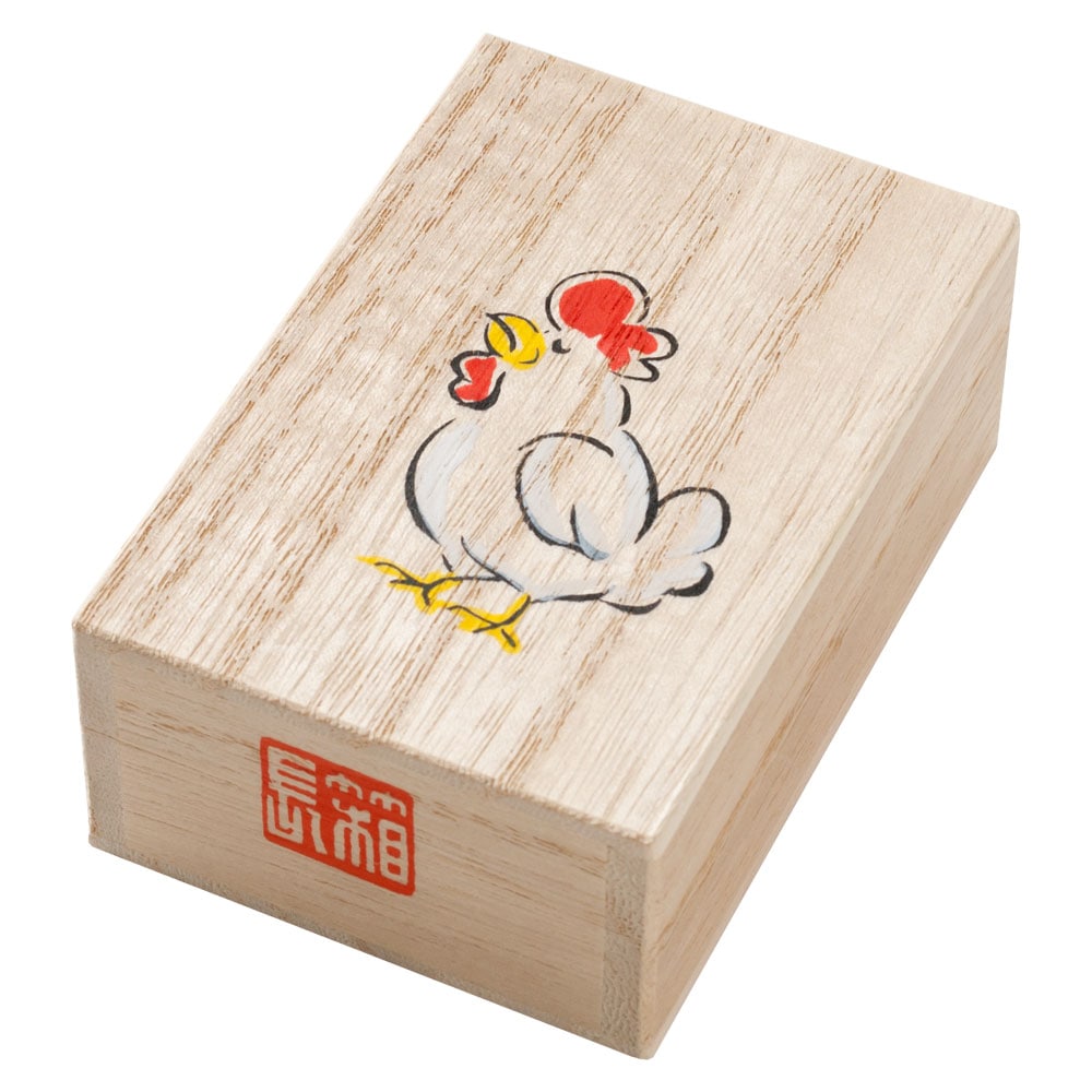 宝石・アクセサリー・へその緒入れ 干支：戌（いぬ） 桐箱 箱長の桐