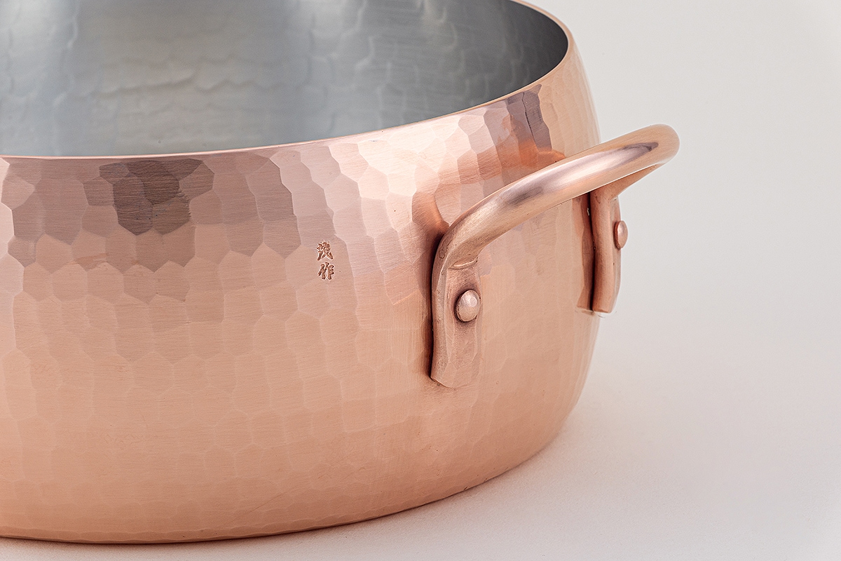 両手鍋（深型）（銅） | 鍋 | 鍛金工房 WESTSIDE33