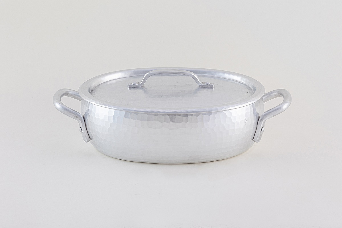 オーバル鍋（浅型）（アルミ） | 鍋 | 鍛金工房 WESTSIDE33