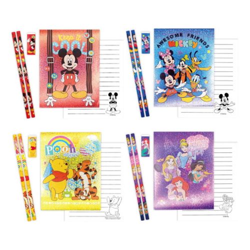 ディズニーキラキラ4点文具セット | ディズニー | ワンダーモール