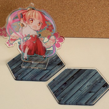 六角形アクリルプレート | ノベルティ市場