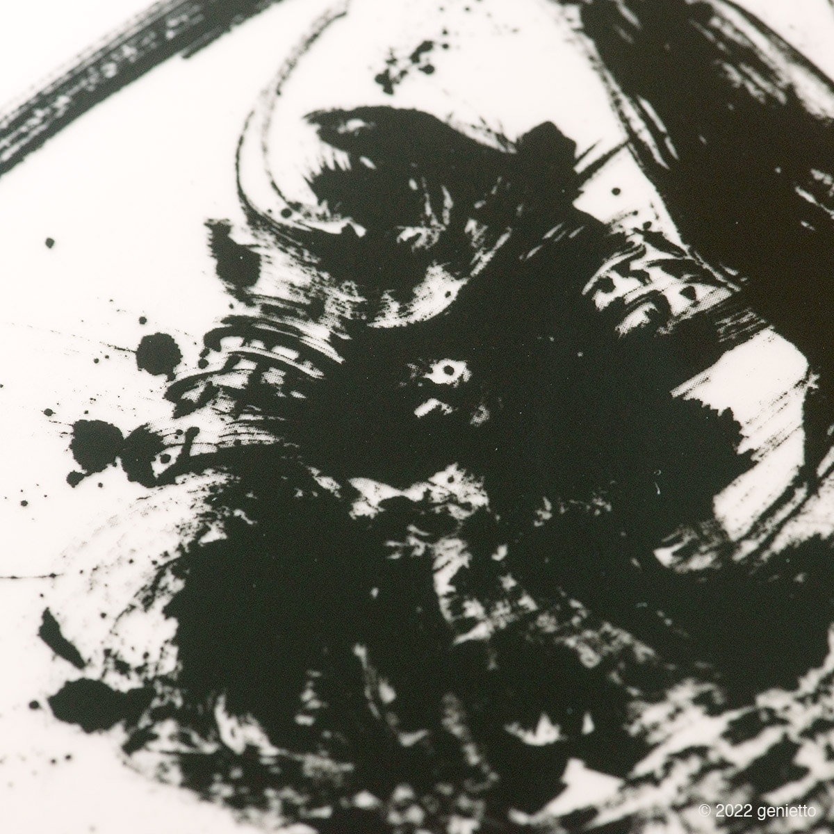 複製陶墨画「剣咲祇」 | 墨絵・陶墨画アーティスト 西元祐貴 Yu-ki