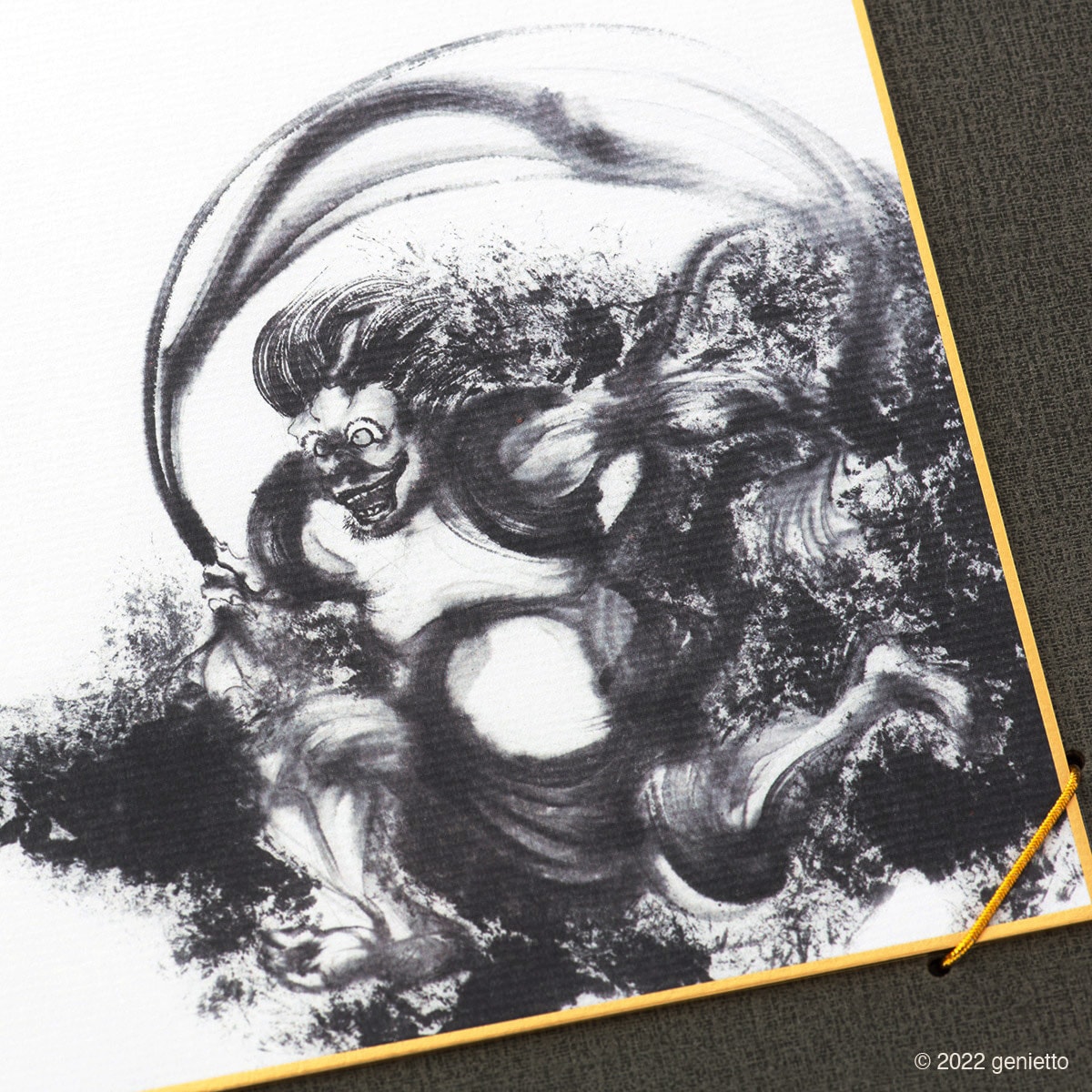 風神雷神 | 墨絵・陶墨画アーティスト 西元祐貴 Yu-ki Nishimoto