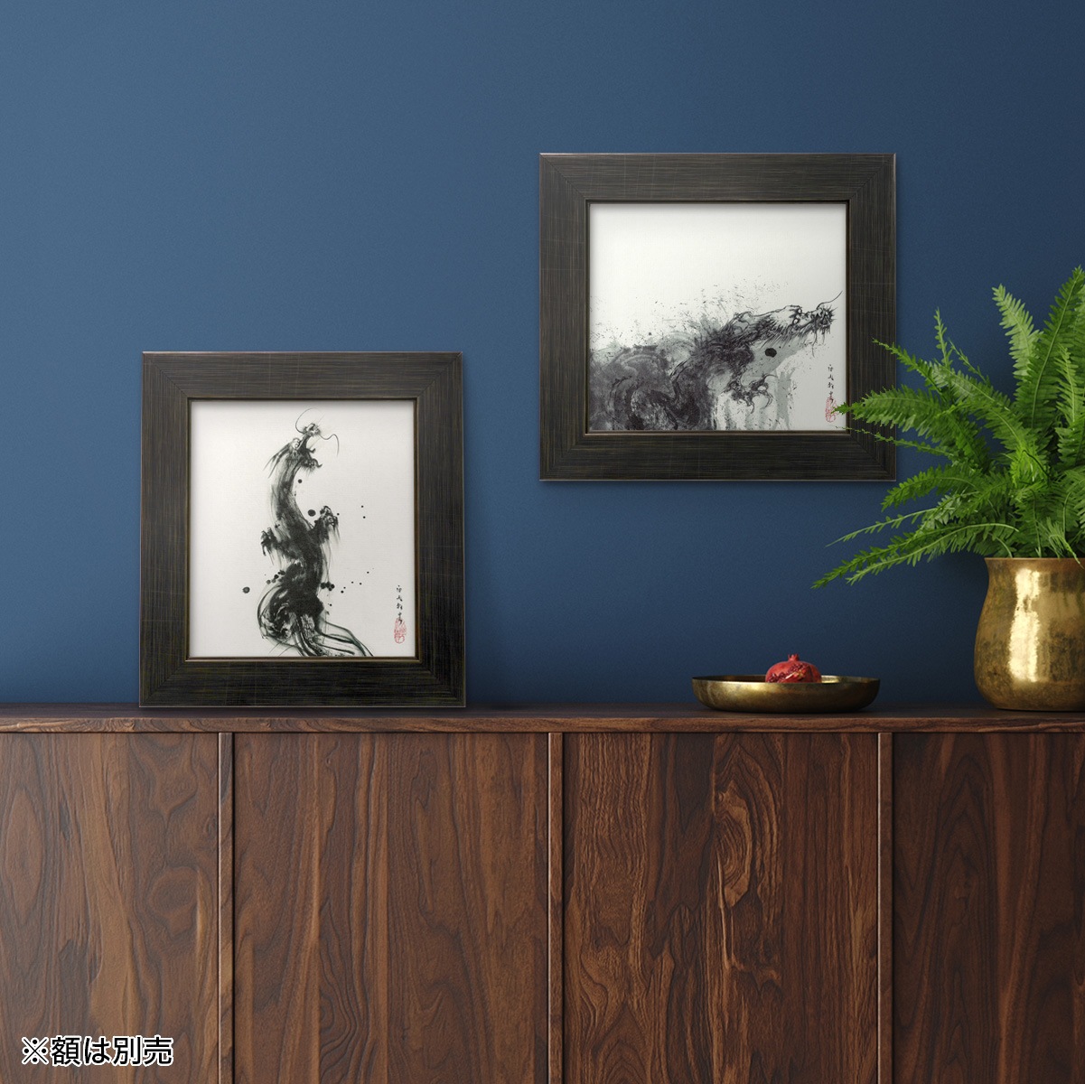 雲龍 | 墨絵・陶墨画アーティスト 西元祐貴 Yu-ki Nishimoto