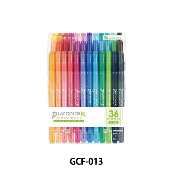 マーカーペン 『プレイカラーK 水性 36色セット GCF-013』 Tombow