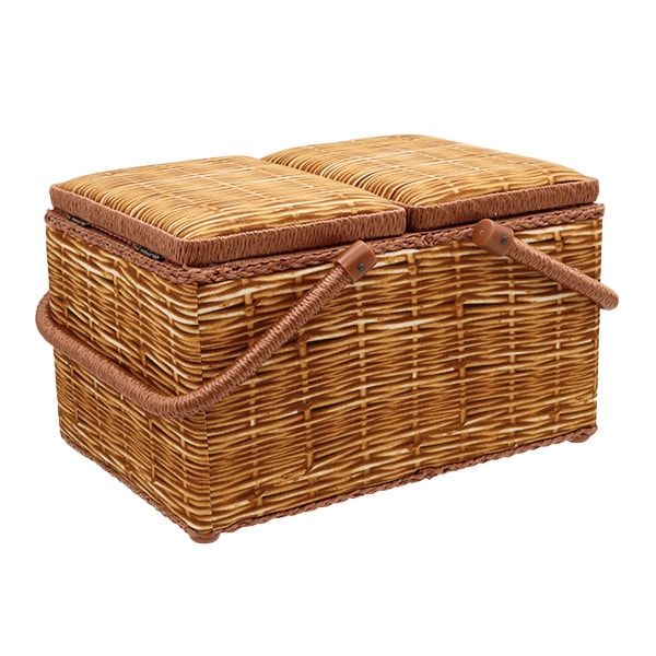 裁縫箱 『ソーイングバスケット SO-OXSBA-BR』 【ユザワヤオリジナル