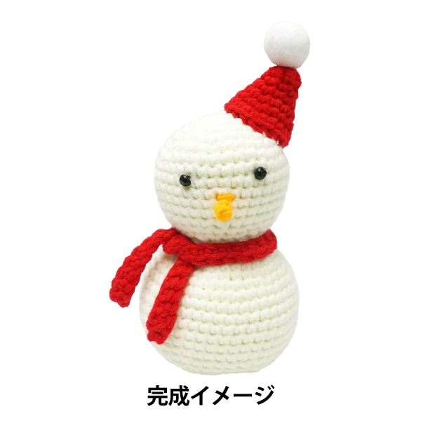 動画付き】 編み物キット 『Enjoy Craft あみぐるみキット Snowman BEA