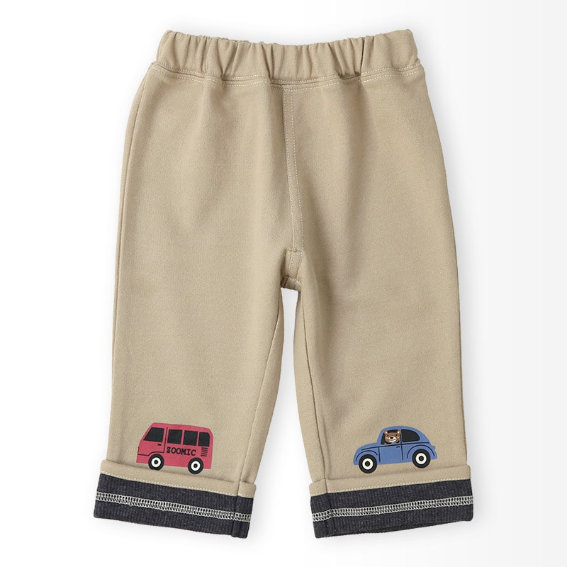 キッズ 7分丈パンツ 男の子 女の子 ニットデニム ポケット付き