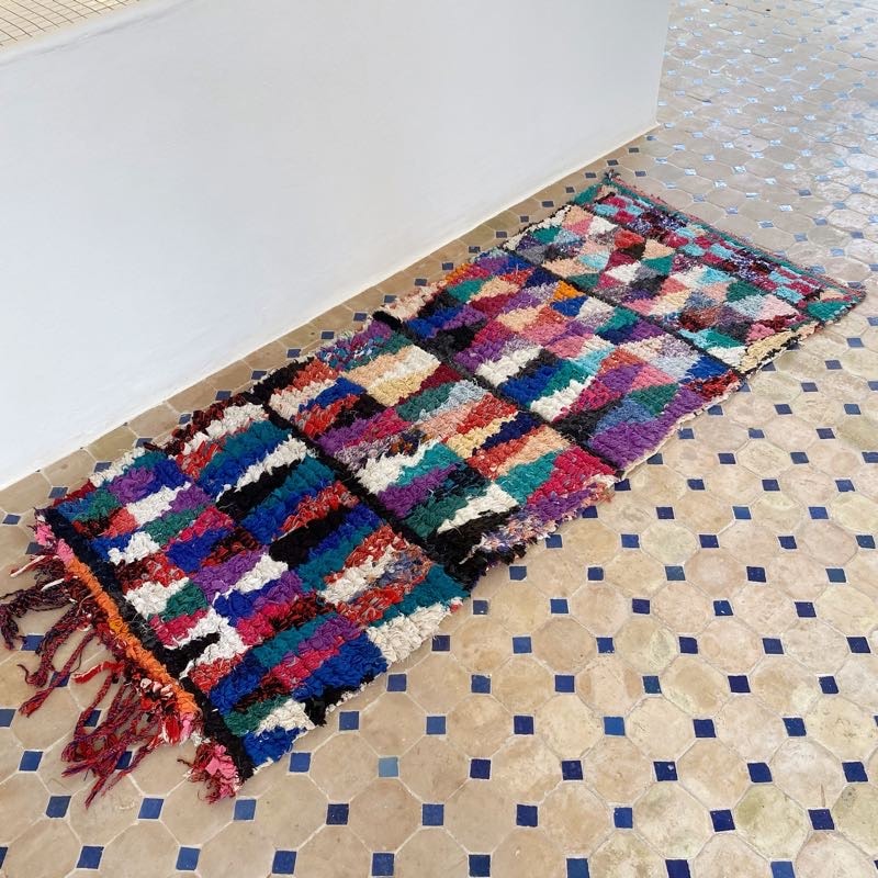ボシャルウィットラグ-No.29 (178×80cm) ≪Vintage≫ | Moroccan Rug