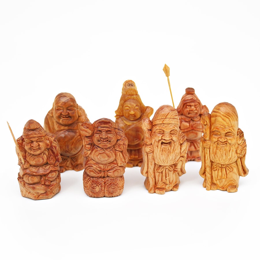 讃岐一刀彫 肥松 七福神 | 住,インテリア,オブジェ・BOX | IKUNAS
