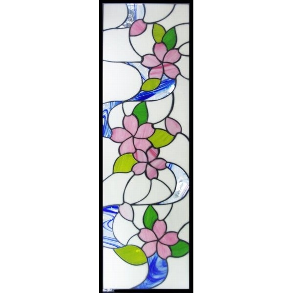ステンドグラス (SH-L05) 927×289×18mm デザイン ピュアステンド 桜