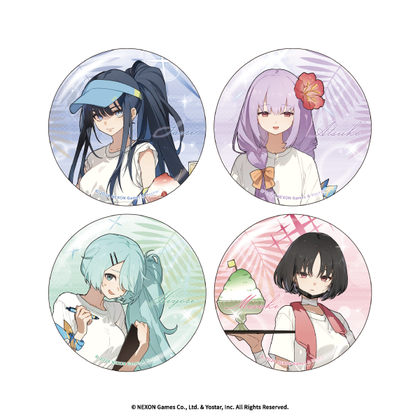 ブルーアーカイブ」 トレーディング缶バッジ (全4種) | コラボ商品