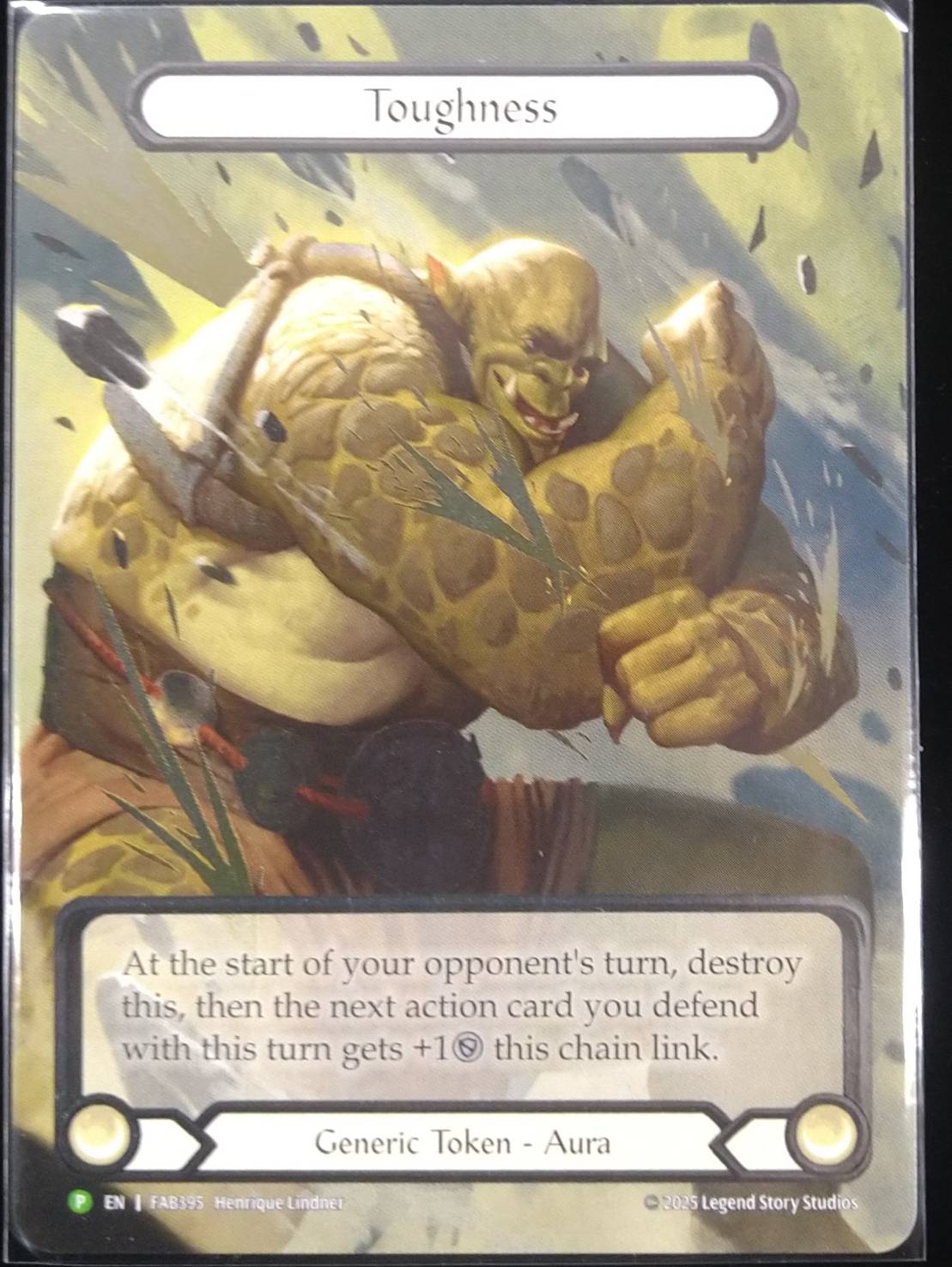 EN】《Cold Foil》[Generic] Toughness/不屈 (トークン)「P」〔FAB395