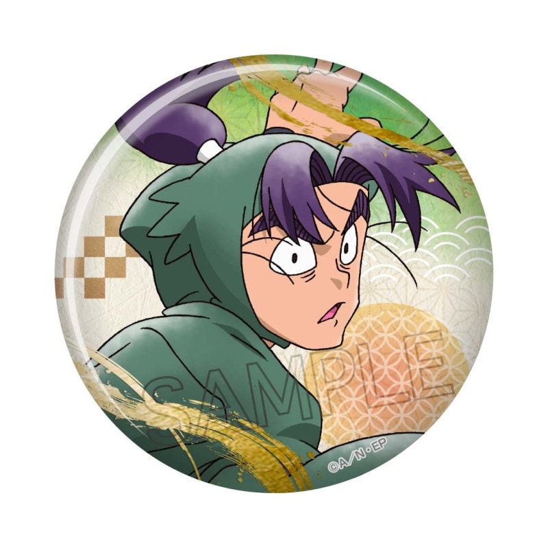 忍たま乱太郎 箔押し缶バッジ 土井半助 | 忍たま乱太郎 | ツインクル